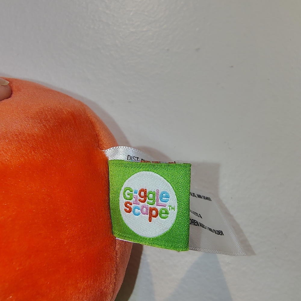 Plush Hot Sauce Bottle Toy - Orange & Green Cute Character - Picture 4 of 5
